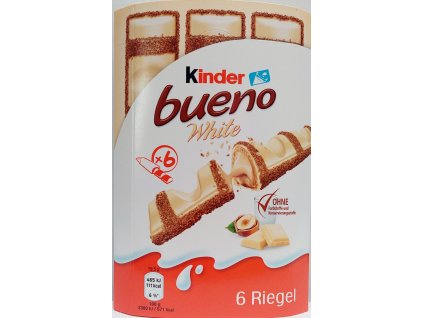 KINDER BUENO WHITE - čokoládové tyčinky v bílé čokoládě 6ks 117g