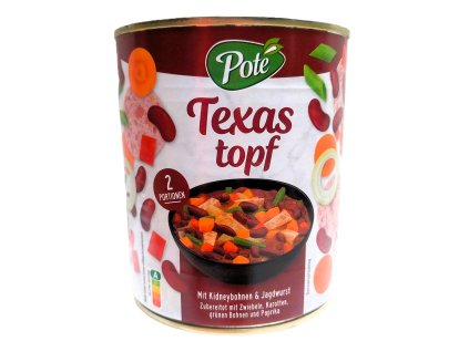 Poté Texastopf fazolová polévka s mysliveckým salámem 800g