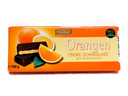 Böhme Orangen Creme Schokolade mit Fruchtsaft 100g
