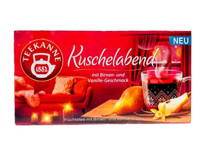 Teekanne Kuschelabend mit Birnen und Vanille Geschmack 18x 2,25g 40,5g