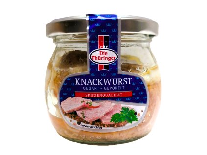THÜRINGER KNACKWURST gegart-gepökelt - vepřová masová paštika - 130g