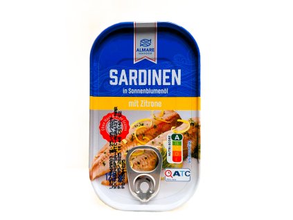 Almare Sardinen mit Zitrone 125g