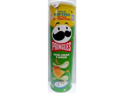 PRINGLES Original - chipsy s chutí smetany a cibule 185g