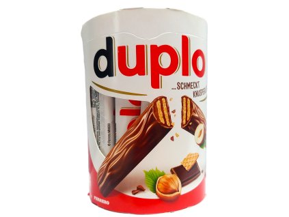 DUPLO - lískooříškové waflové tyčinky v mléčné čokoládě 10x 18,2g  (182g)