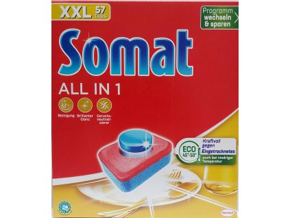 SOMAT - tablety do myčky nádobí - All in 1 -  57ks