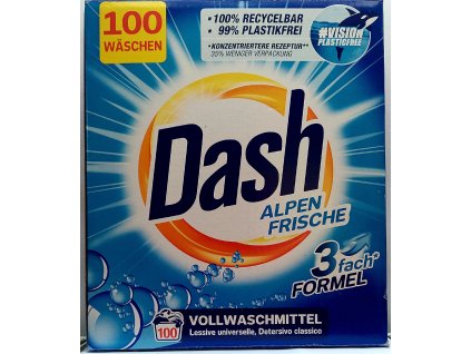 DASH - prací prášek Alpen Frische  universální 100 dávek 6kg