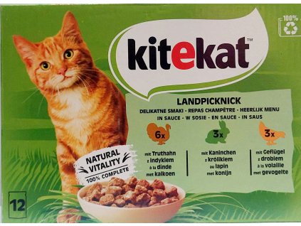 KITEKAT - kapsičky pro kočky - Landpicknick 12x á 85g