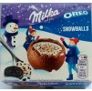 MILKA SNOWBALLS Oreo - čokoládové koule plněné krémem Oreo - 4ks 112g