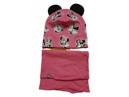 Čepice s nákrčníkem Minnie mouse
