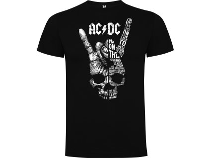 Tričko AC/DC lebka