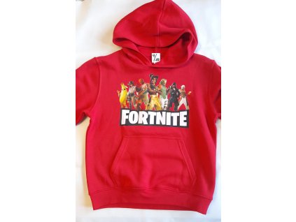 Mikina Fortnite ČERVENÁ AKCE,SLEVA