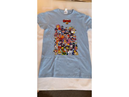 Tričko Brawl Stars SVETLE MODRE  AKCE,SLEVA