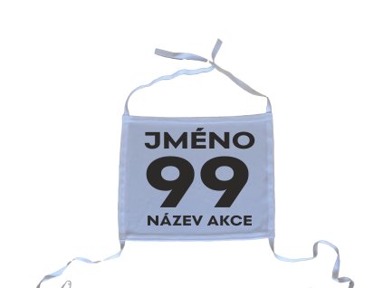 Startovní číslo zavazovací více kusů