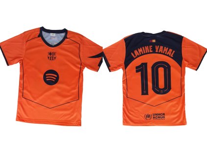 Dres Lamine Yamal Barcelona orange