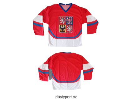 dres hokej cerveny