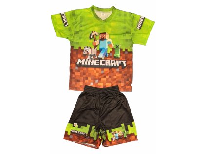 Minecraft komplet tričko a šortky