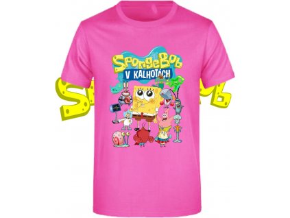 Tričko Spongebob V kalhotách