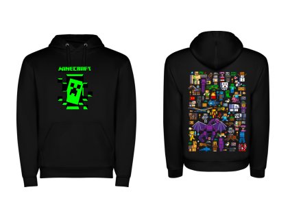 Mikina Minecraft maxi tisk záda