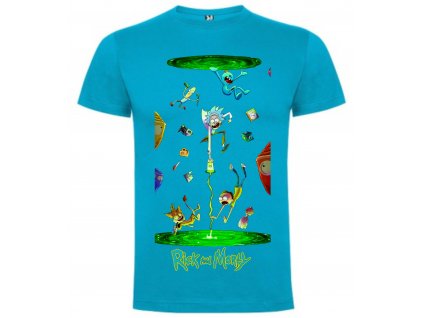 tričko Rick a Morty crazy
