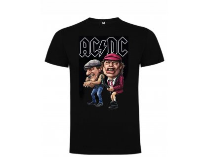 Tričko AC/DC karikatury