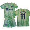 Dres Raphinha FC Barcelona komplet zelený