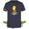 tričko Bart Simpson na skejtu