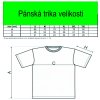 Pánská trika velikosti