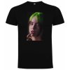 Tričko Billie Eilish green hair