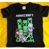 tričko Minecraft black