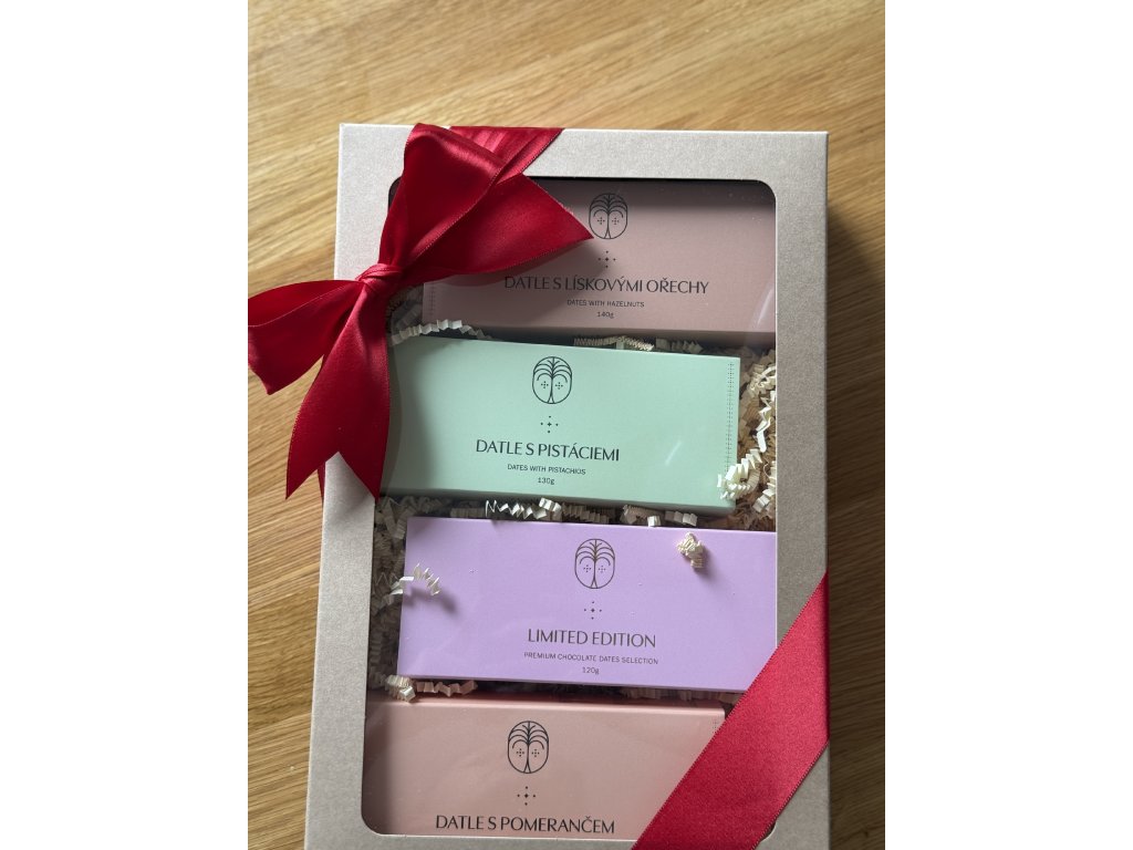 VÁNOČNÍ DÁRKOVÁ SADA I - datle a čokoláda
