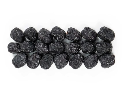 Datle Ajwa z Mediny – prémiové černé datle (detail)