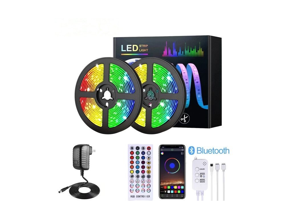 LED RGB páska DD-009, SMD5050, 40tlačítek, IP65, 5m