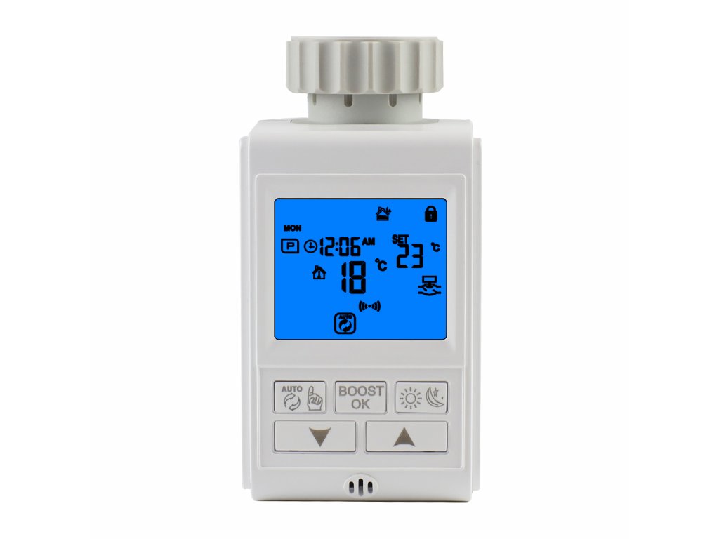 Zigbee chytrá termostatická hlavice HY369