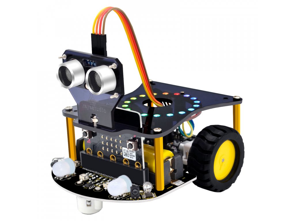 Keyestudio KS0426 KS0426 Arduino Micro bit mini chytré robot. auto (bez micro:bit V2)