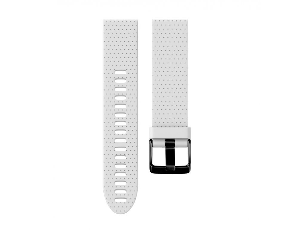 Řemínek pro Garmin QuickFit silikonový 20mm bílý