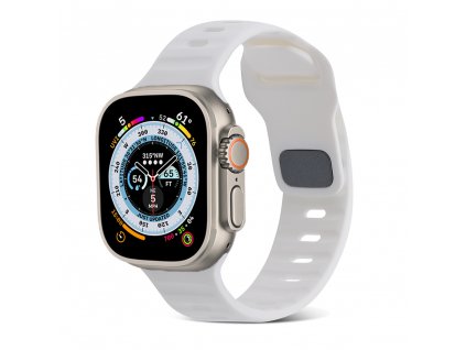 Řemínek pro Apple watch silikonový sportovní 38/40/41mm bílý