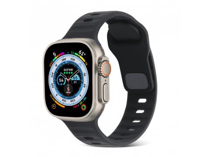 Řemínek pro Apple watch silikonový sportovní 38/40/41mm černý