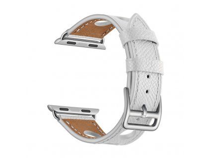 10077 reminek pro apple watch kozeny 38 40 41mm bily