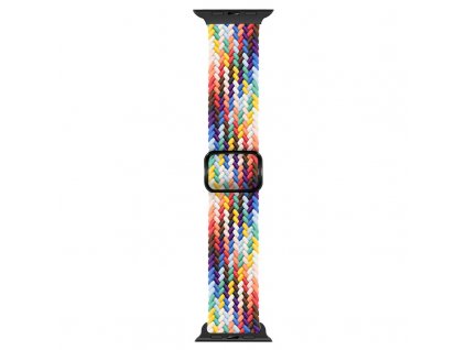 Řemínek pro Apple watch nylonový 42/44/45/49mm duhový