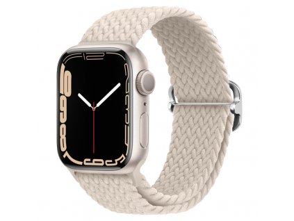 Řemínek pro Apple watch nylonový 42/44/45/49mm starlight