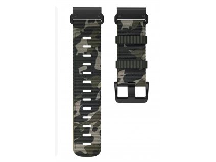 Řemínek pro Garmin QuickFit nylonový 26mm army camouflage