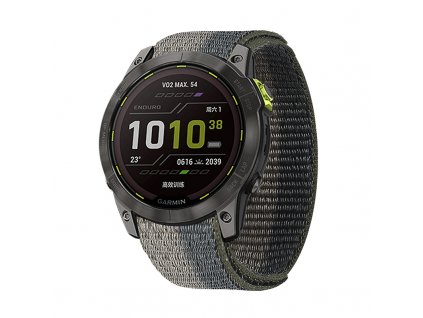 Řemínek pro Garmin QuickFit nylonový 26mm černošedá