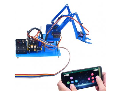 Keyestudio Arduino 4DOF robotická paže PS2 Learning Kit