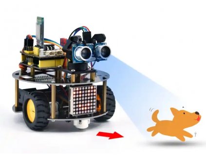 Keyestudio Arduino chytré robot. Auto Little Turtle V3.0