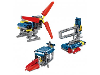 Keyestudio Arduino LEGO díly: ruční vrtačka + oscilační ventilátor + řezačka