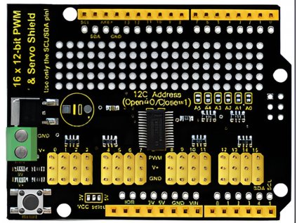 Keyestudio Arduino 16-kanál. servo Motor Drive Shield pro Arduino