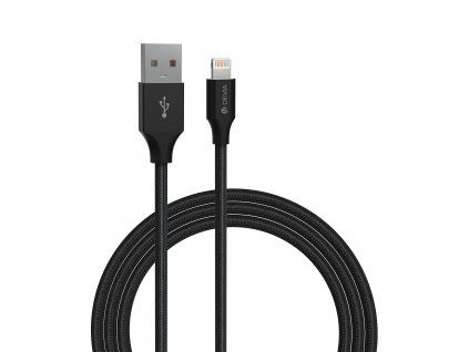 10898 devia kabel usb lightning 2m cerny