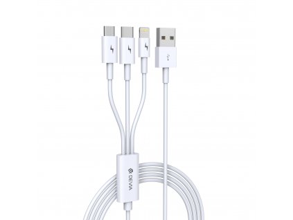 DEVIA kabel USB micro-light-USB-C 3v1