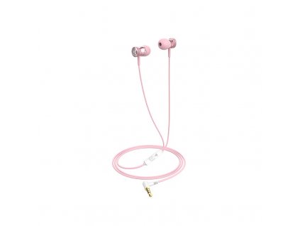 HAVIT sluchátka s mikrofonem E303P, růžová