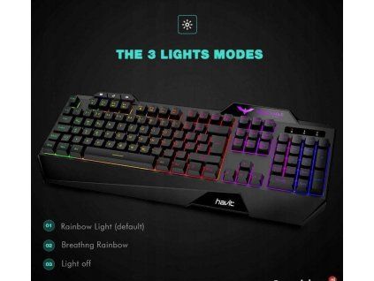 11509 havit herni klavesnice a mys kb558cm